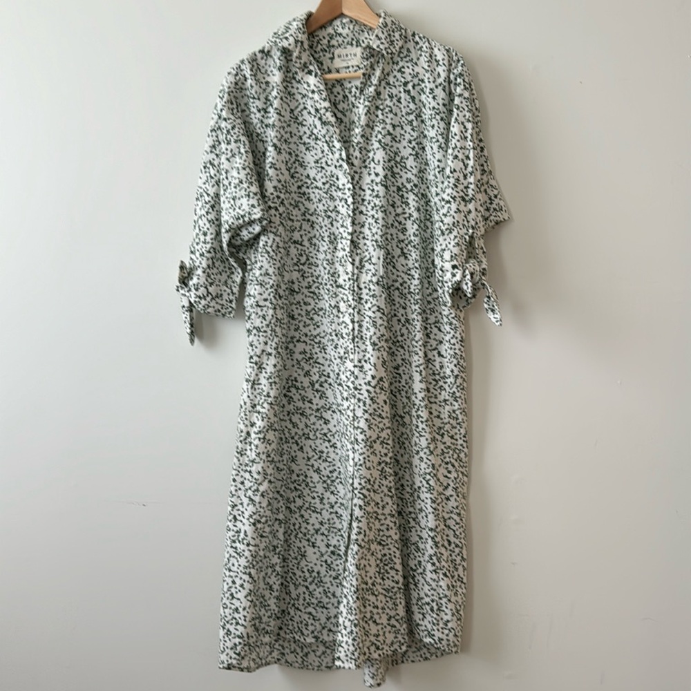MIRTH Green and Ivory House Dress